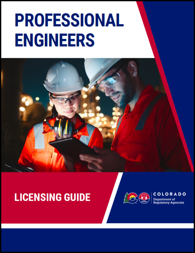 Professional Engineer Licensing Guide (Click to open in a new window)