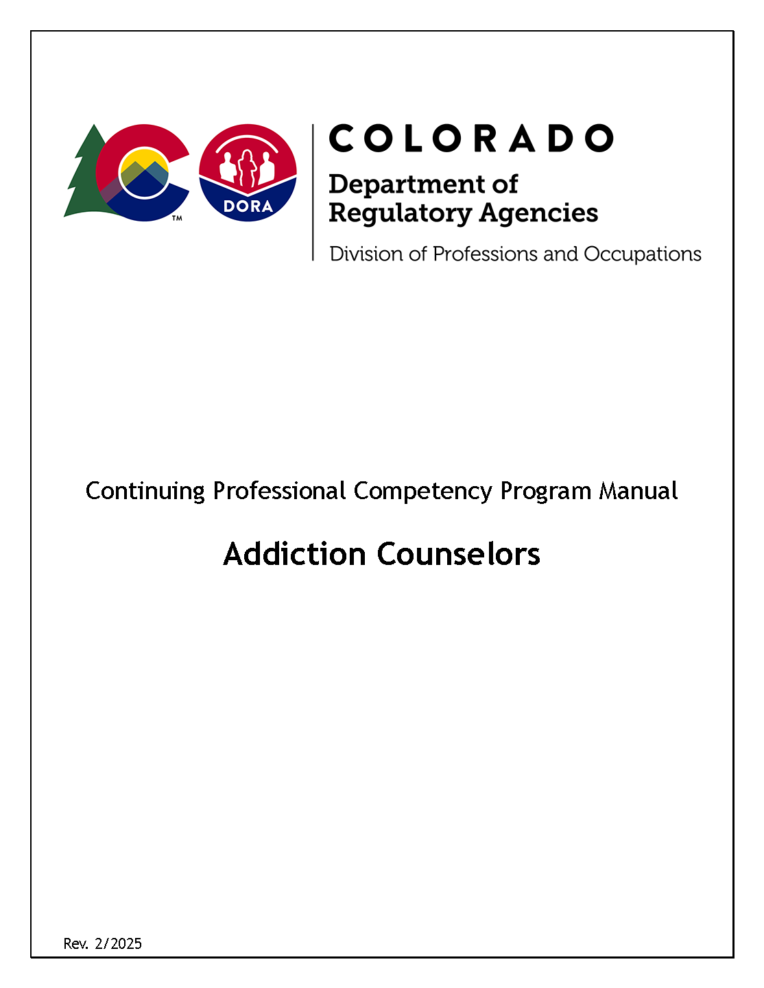 Addiction Counselor CPC Manual